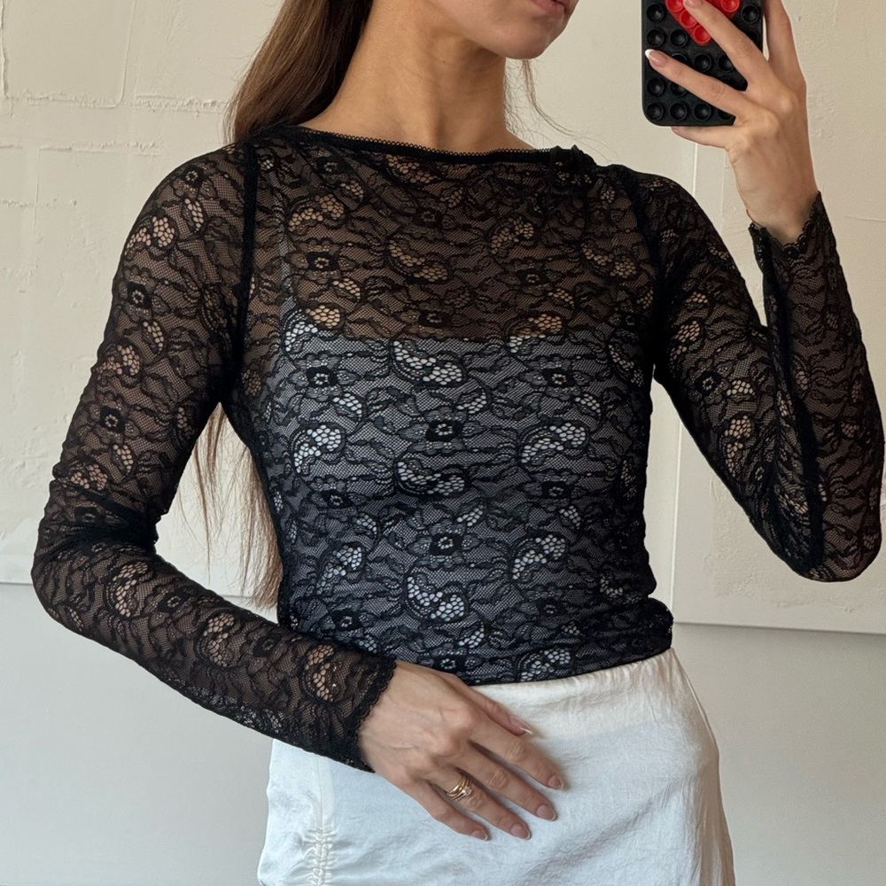 NWT lace sheet bodysuit